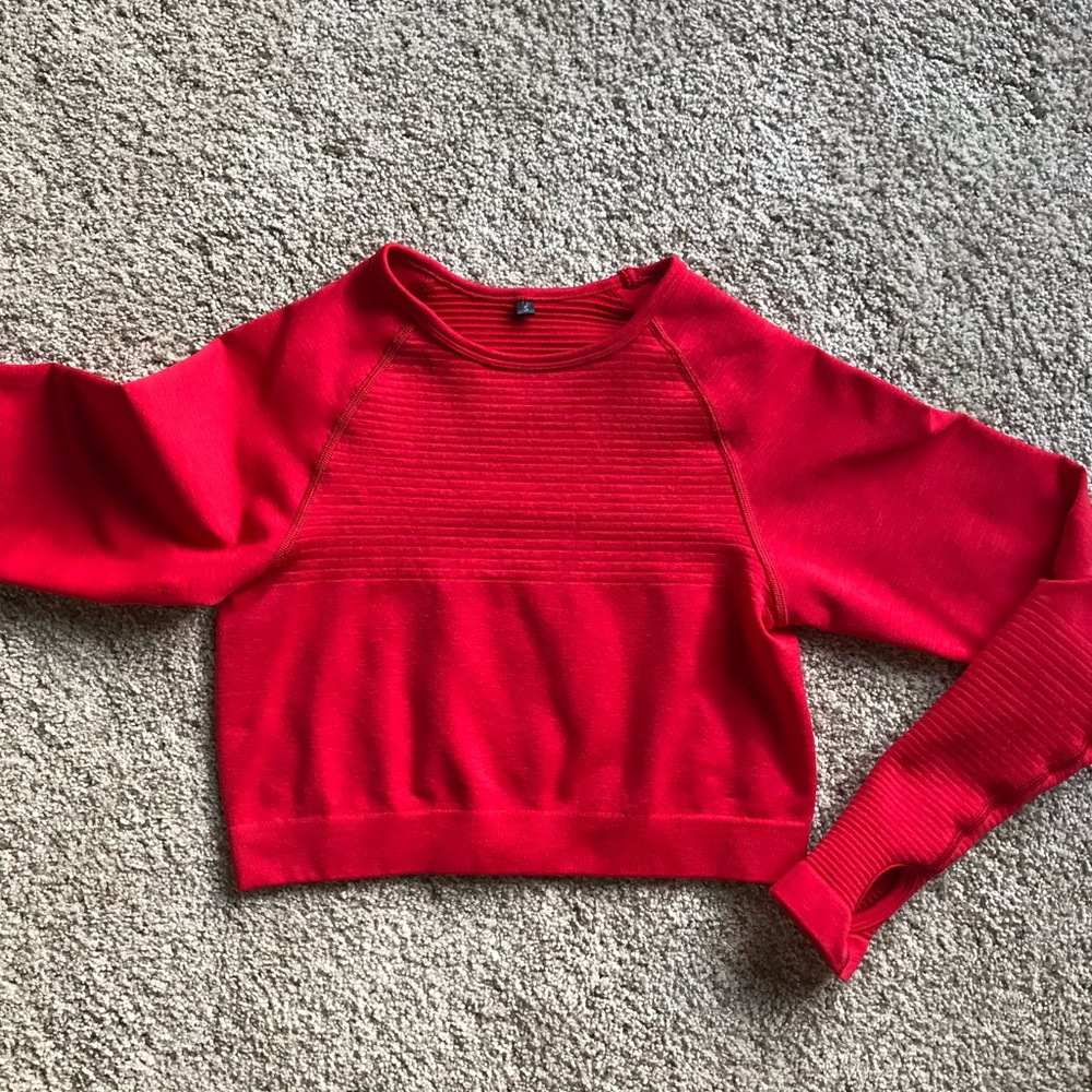 Alphalete crop long sleeve